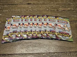 Pokemon Card 10 Packs- Vivid Voltage - Fun Pack - 3 Cards - Factory Sealed - Image 1