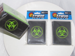 Iconic Biohazard LEGION MAT DECK PROTECTORS CARD SLEEVES AND DECK BOX mtg - Image 2