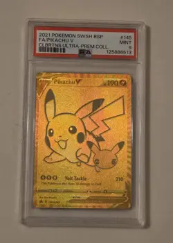 Pikachu V SWSH145 SWSH: Sword & Shield Promo Cards Holo - Image 1
