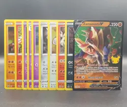 Pokemon | 10 Card Lot | Celebrations | ZamazentaV, Groudon, Lugia, Dialga, Ho-oh - Image 1