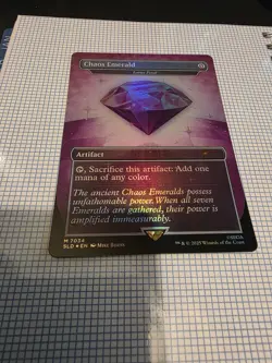 Chaos Emerald -Lotus Petal (7034) Secret Lair Drop Foil NM - Image 1