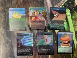 MTG SPONGEBOB Internet sensation Rainbow Foil full set - Image 1