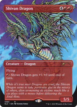 MTG Shivan Dragon secret lair / Dragon shivan NM Magic - Image 1