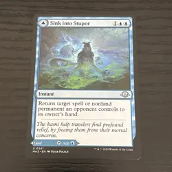 Sink into Stupor / Soporific Springs #241 MTG Modern Horizons 3 (MH3) Regular - Image 1