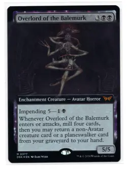 Overlord of the Balemurk (Extended Art) Duskmourn: House of Horror Foil - Image 1