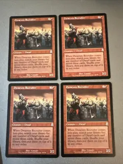 Dwarven Recruiter X4 Odyssey Ex Condition See Pics Front/back - Image 1
