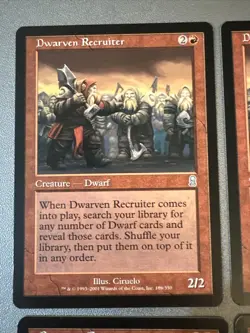 Dwarven Recruiter X4 Odyssey Ex Condition See Pics Front/back - Image 2