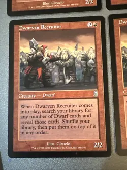 Dwarven Recruiter X4 Odyssey Ex Condition See Pics Front/back - Image 5