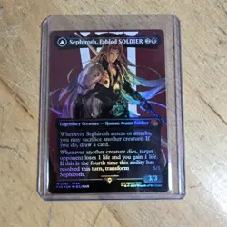Magic x Final Fantasy Sephiroth, Fabled Soldier Borderless FOIL m0382 - Image 1