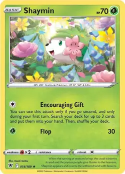 Shaymin - SWSH10: Astral Radiance 014/189 - Pokemon TCG - NM - Rare - Image 1