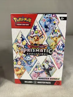 Lot of 2 Pokemon TCG Scarlet & Violet Prismatic Evolutions Booster Bundle Sealed - Image 3