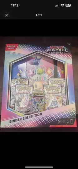 Pokemon TCG: Scarlet & Violet Prismatic Evolutions Binder Collection NEW Sealed - Image 2