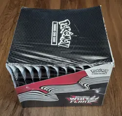Lot of 12 - Pokemon S&V White Flare Tech Sticker Collection Display Box - Sealed - Image 2