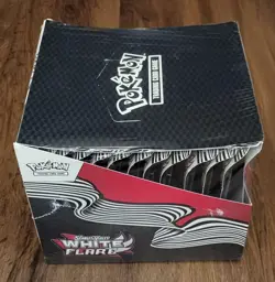 Lot of 12 - Pokemon S&V White Flare Tech Sticker Collection Display Box - Sealed - Image 4