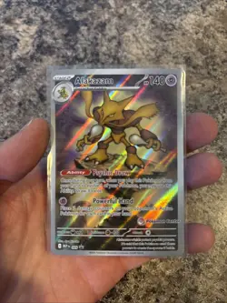 Pokemon Center Stamped Alakazam 009 - English - Mega Evolutions - ETB Promo - Image 1