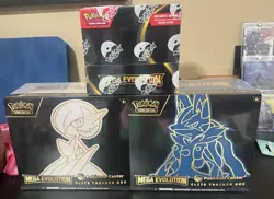 Pokemon Center Mega Evolution ETB Set & Booster Box - IN HAND - SEALED - Image 1