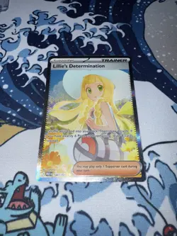Lillie’s Determination MINT SAR IN HAND 184/132 Pokemon Mega Evolutions English - Image 1