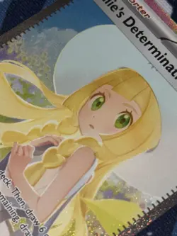 Lillie’s Determination MINT SAR IN HAND 184/132 Pokemon Mega Evolutions English - Image 5
