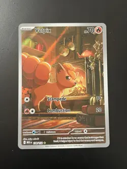Pokemon Mega Evolution Vulpix IR 138/132 NM Pack Fresh English - In Hand - Image 1