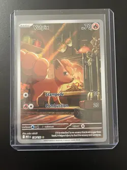Pokemon Mega Evolution Vulpix IR 138/132 NM Pack Fresh English - In Hand - Image 5
