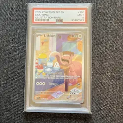 PSA 9 Lickitung 180/162 SV05: Temporal Forces Holo Pokemon 2024 - Image 1