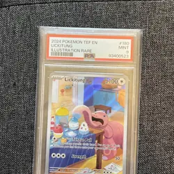 PSA 9 Lickitung 180/162 SV05: Temporal Forces Holo Pokemon 2024 - Image 2