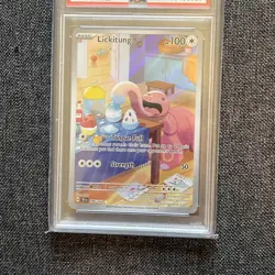 PSA 9 Lickitung 180/162 SV05: Temporal Forces Holo Pokemon 2024 - Image 3