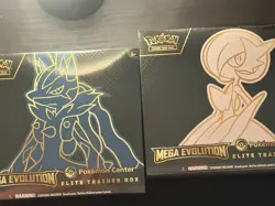 Pokemon Center Mega Evolution Gardevoir & Lucario ETB Elite Trainer Box Set of 2 - Image 1