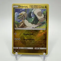 Drampa 159/236 Pokemon Sun & Moon 2019 Cosmic Eclipse Reverse Holo Rare LP - Image 1