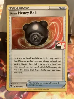 2023 Play! Pokemon Prize Pack Series 3 Hisuian Heavy Ball 146 Cosmos Holo - NM - Image 1