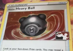 2023 Play! Pokemon Prize Pack Series 3 Hisuian Heavy Ball 146 Cosmos Holo - NM - Image 2