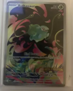 Pokemon TCG Illustration Rare Bulbasaur Mega Evolution Promo 133/132 NM Sealed - Image 1