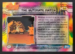 Pokemon THE ULTIMATE MATCH # 34 Mewtwo Strikes Back (Topps) 1st Print 🍒 - Image 5