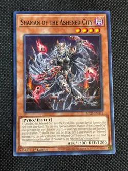 3x YuGiOh! - Shaman of the Ashened City MP25-EN371 Common 1st Edition Near Mint - Image 2