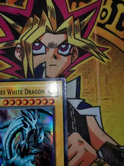 Blue-Eyes White Dragon ske-001 1st Edition (HP) Super Rare Yu-Gi-Oh! - Image 4