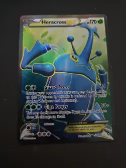 Pokemon TCG Heracross EX Full Art Ultra Rare Card 105/111 XY Furious Fists - Image 1