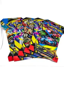 Pokemon Mega Evolution Trading Card Booster Pack Set of 5 - Image 2