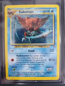 Kabutops 6/75 Holo - Neo Discovery Set - Pokemon Card - Excellent Condition - Image 1