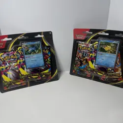 Set of 2 Pokemon Trading Card Game: Mega Evolution Three-Booster Blister-Psyduck - Image 1