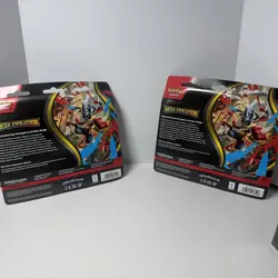 Set of 2 Pokemon Trading Card Game: Mega Evolution Three-Booster Blister-Psyduck - Image 2
