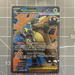 Pokemon TCG Mega Kangaskhan EX Mega Evolution Ultra Rare Full Art Card 164/132 - Image 2
