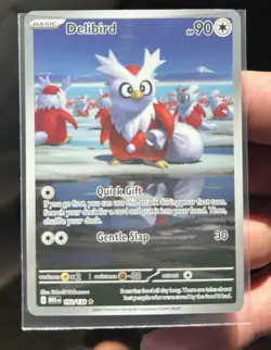 Delibird 152/132 - Pokemon Mega Evolution - Illustration Rare Card Pokemon - NM - Image 1
