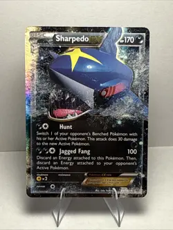 Pokemon TCG Sharpedo EX Ultra Rare Card 91/160 XY: Primal Clash - Image 1