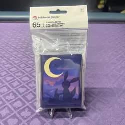 Pokemon Card Pokemon Center Exclusive Card Sleeves 65 Ct Eevee Umbreon Twilight - Image 1