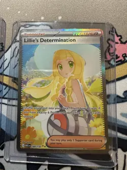 Lillie’s Determination Mega Evolutions 184/132 Full Art Pokemon Card English - Image 1