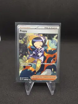 Pokemon Sv03: Obsidian Flames Holo Card Poppy 227/197 NM Condition - Image 1