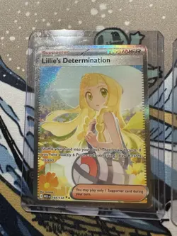 Lillie’s Determination Pokemon Card SIR 184/132 Mega Evolutions English - Image 1
