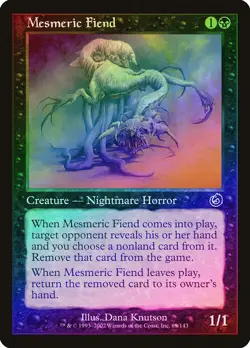 Mesmeric Fiend FOIL Torment PLD Black Common MAGIC GATHERING CARD ABUGames - Image 1