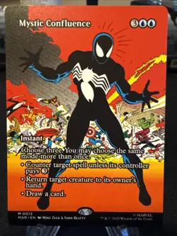 NM Borderless Foil Mystic Confluence, MTG, Marvel's Spider-Man, Magic, 12 - Image 1