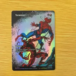 Terminate Borderless Foil MTG Magic Spider-Man 0040 - Image 1